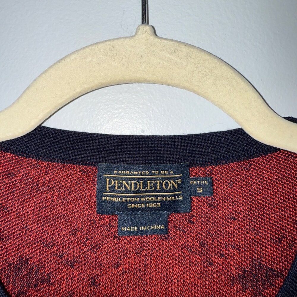 Pendleton Womens Geometric Pattern Cardigan Sweat… - image 3